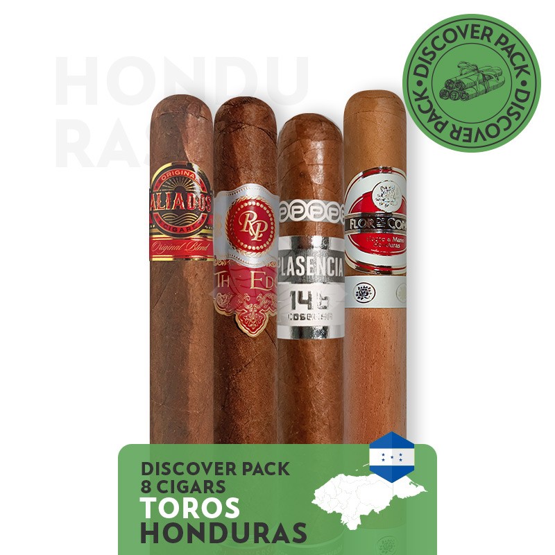 Pack découverte cigares du Honduras Toro (8 cigares)