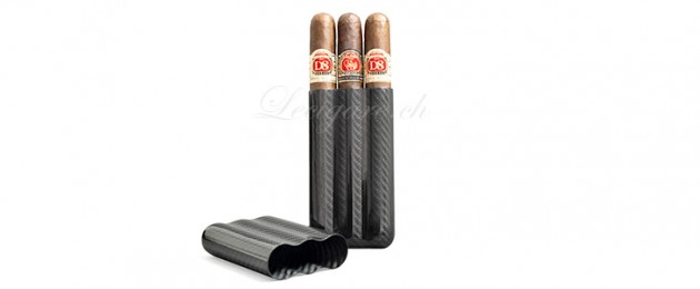 l'Etui - Etuit à cigares carbonne pour 3 cigares - Ring 60 