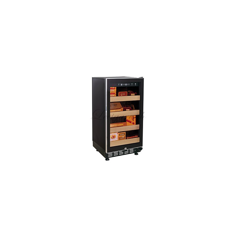Test de la cave à cigares KingChii 48 L : contrôle précis et étagères en cèdre