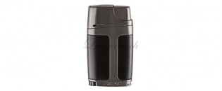 Briquet Xikar ELX Double Jet  Flame Gunmetal/Noir mat