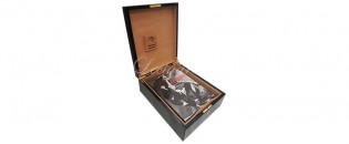 Humidor laqué noir GN - 120 Cigares          