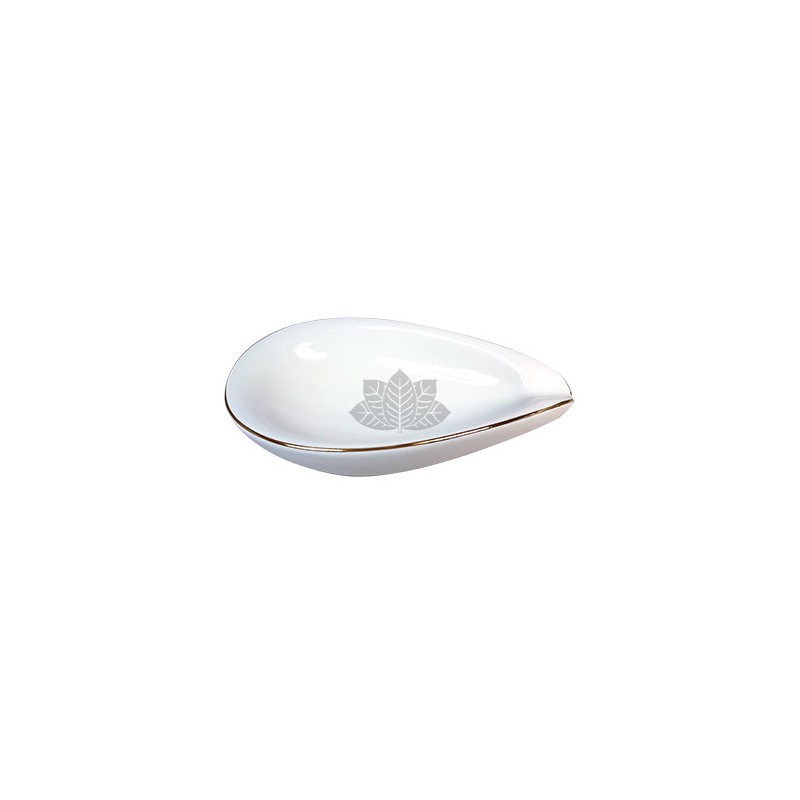 Cendrier Adorini Leaf White