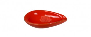 Cendrier Adorini Leaf Red